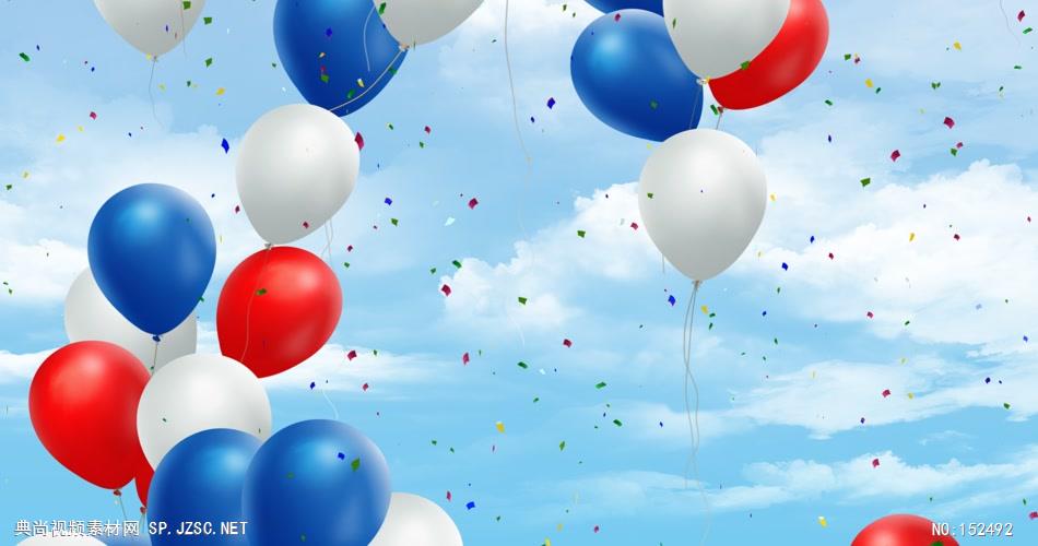 国家的气球 National Balloons 视频动态背景 虚拟背景视频