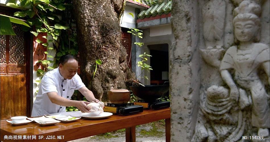 饭店酒楼吃饭聚餐美食火锅高清视频素材餐饮厨师食物厨房盐焗鸡制作