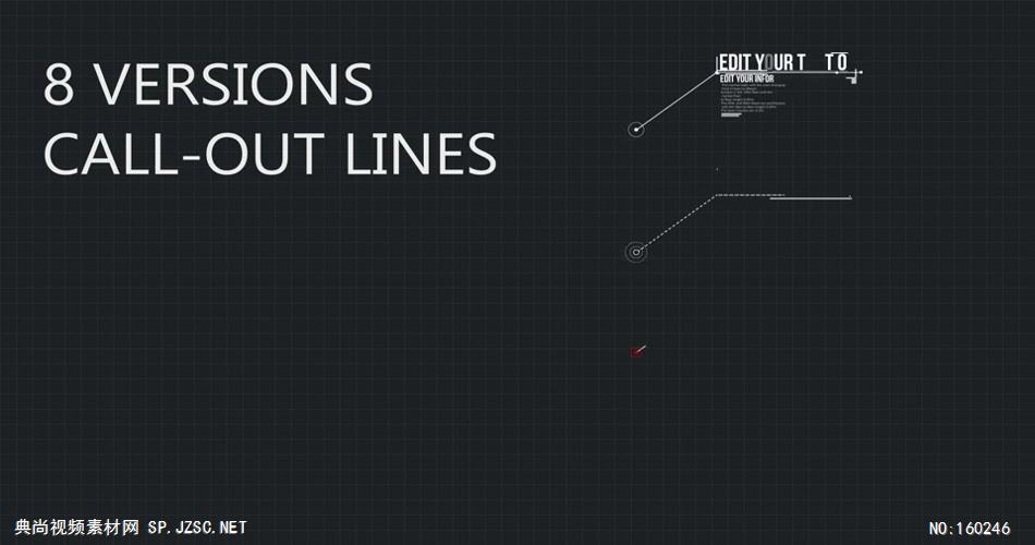 AE：呼出简介线条 ae特效素材15