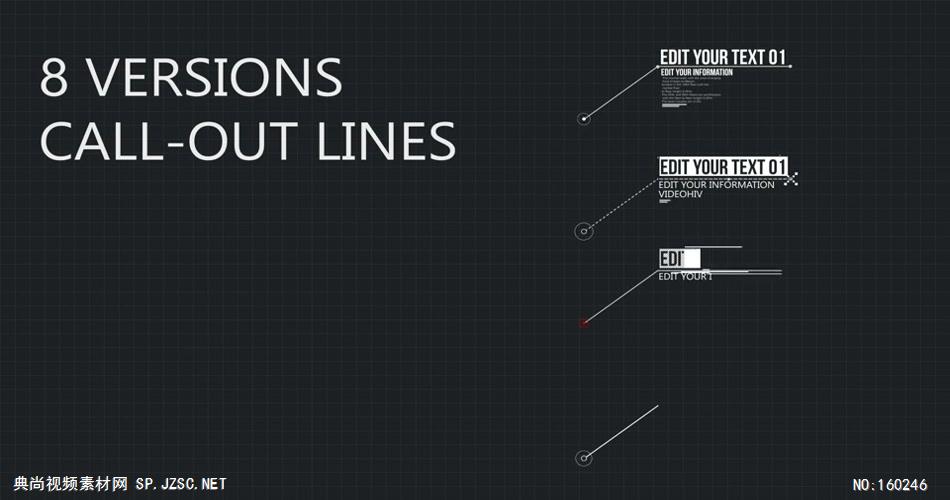 AE：呼出简介线条 ae特效素材15