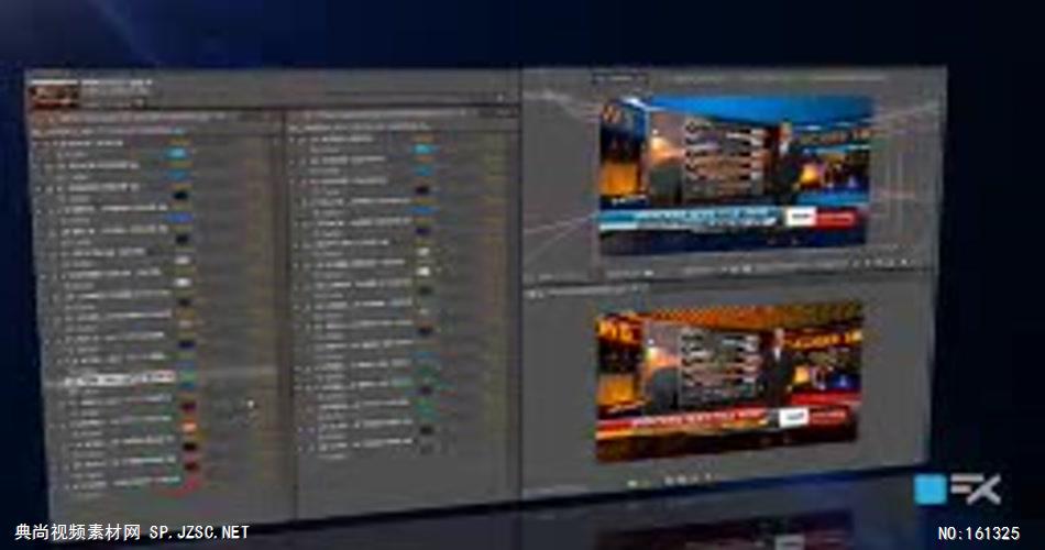 AE：虚拟演播室电视广播模板1 ae特效素材下载14