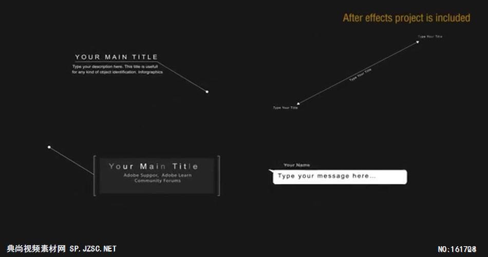 AE：1呼出线标题展示ae视频素材 ae特效素材 AE模板 18