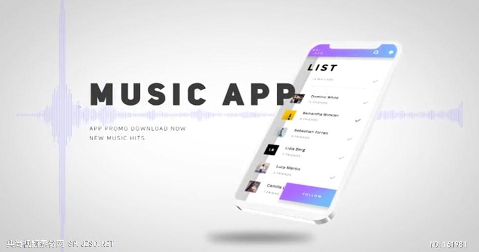 AE：4音乐应用推广展示ae视频素材 ae特效素材 AE模板 18