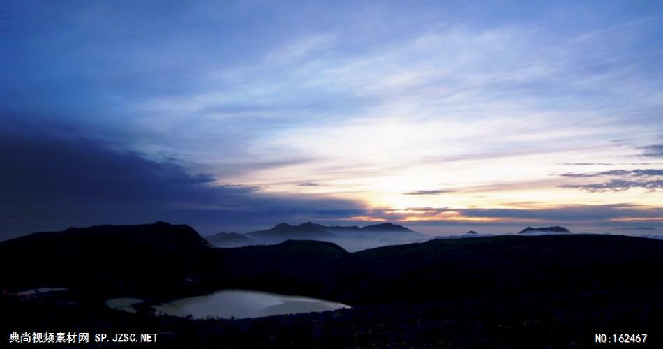 日出雷鸟号地球风景微速拍摄 延时银河系夜景 地球宇宙太空