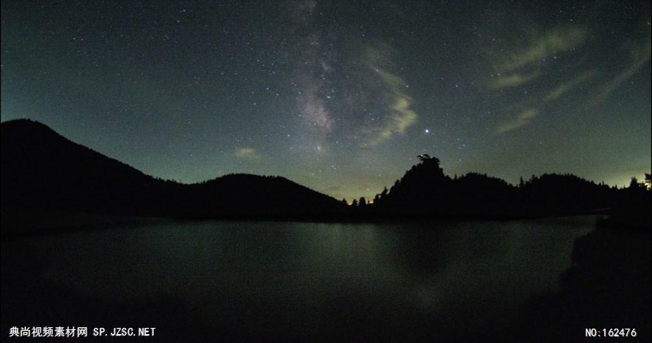 milkyway_lake2地球风景微速拍摄 延时银河系夜景 地球宇宙太空