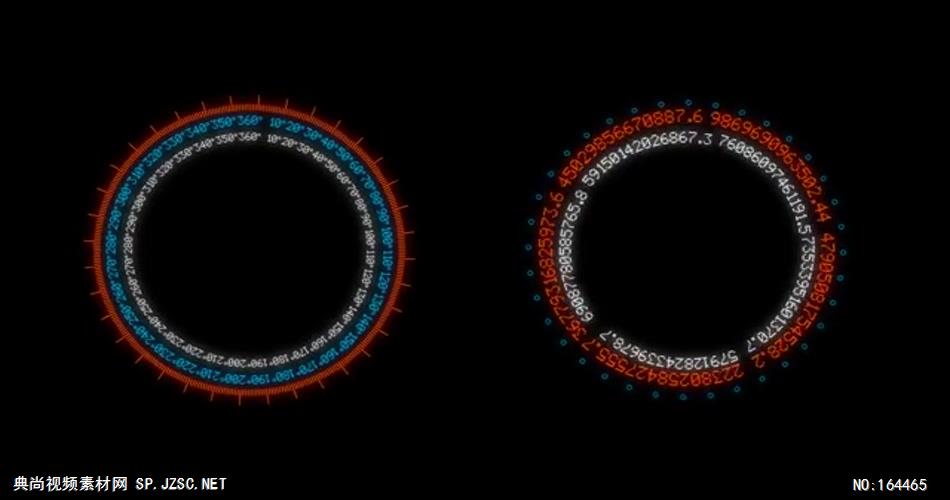 AE：9018 表盘界面动画元素 ae素材模板下载 ae素材免费下载