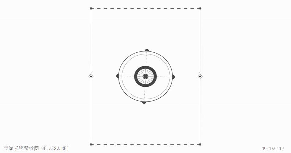 9741 点线动画标志 ae素材ae模版