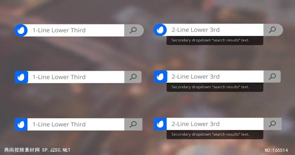 AE：搜索框文字动画 ae模板 ae视频素材下载