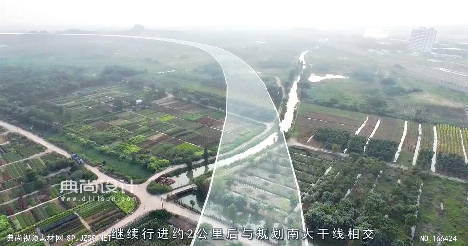 广州东晓南路11加标 道路景观三维动画 道路设计动画