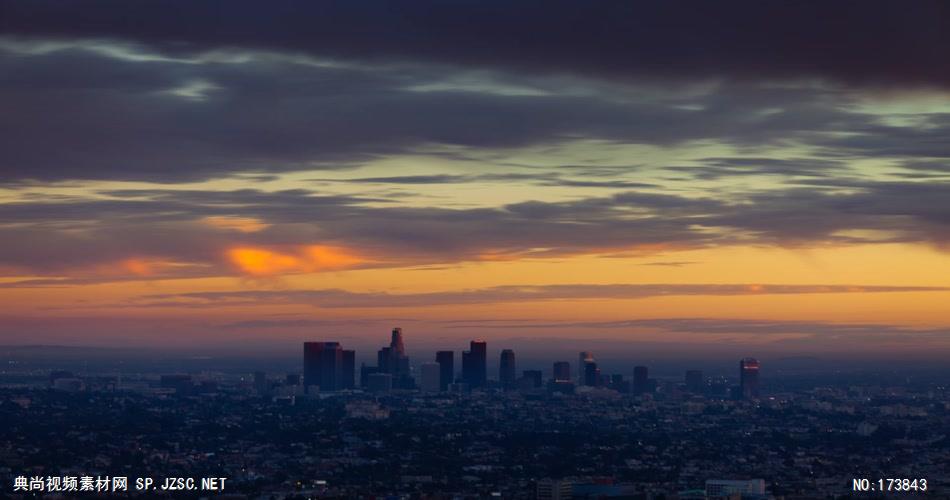 城市风景延时素材  LosAngeles