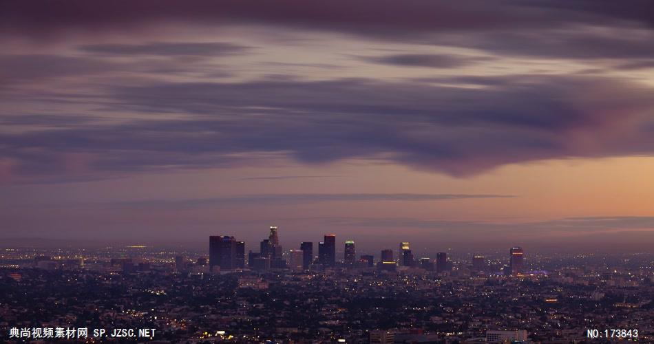 城市风景延时素材  LosAngeles