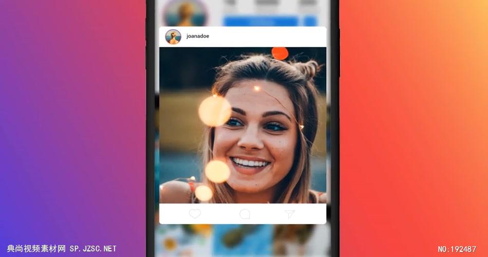 13423 现代风格Instagram手机视频宣传片 ae特效素材网