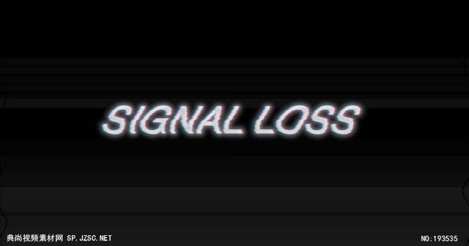 故障特效素材  SignalLoss 视频素材下载