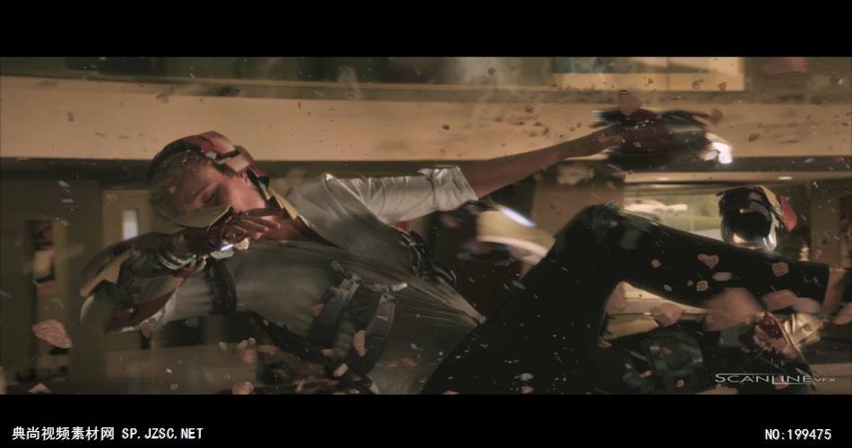 铁人3号扫描线VFX抛丸卷筒 IRON MAN 3 Scanline VFX Shot Breakdowns Reel企业事业单位公司宣传片外国外宣传片