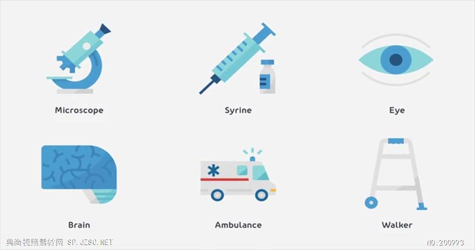 AE：个医学动画图标ae特效素材下载网站