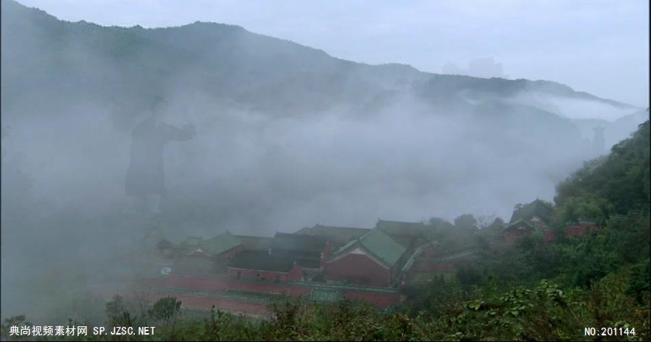 武当山+太极拳+道士修行生活+古筝古琴..._batch中国名胜风景标志性景点高清视频素材