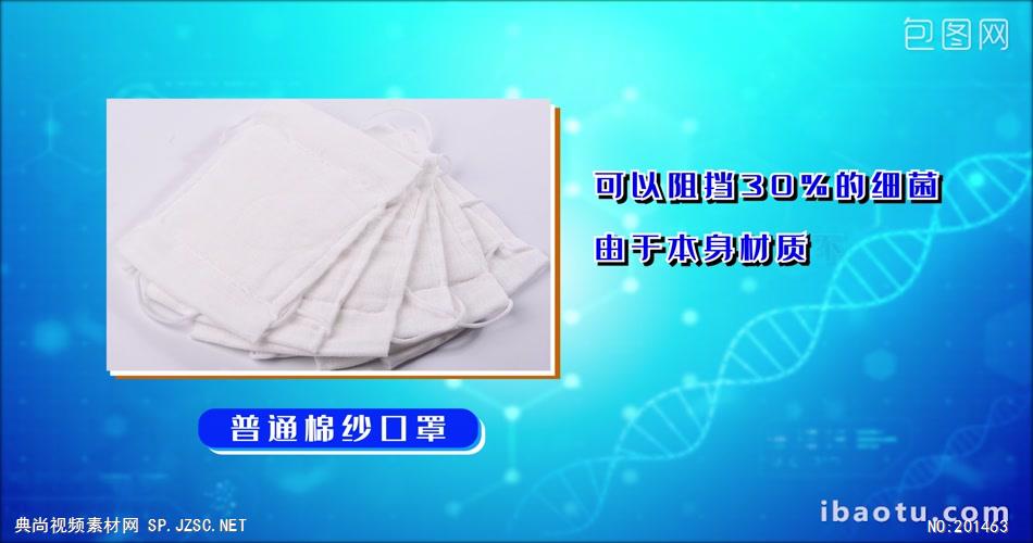 040 简洁大气预防新型冠状病毒口罩说明AE模板武汉新冠状病毒肺炎宣传AE模板