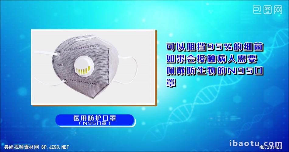 040 简洁大气预防新型冠状病毒口罩说明AE模板武汉新冠状病毒肺炎宣传AE模板