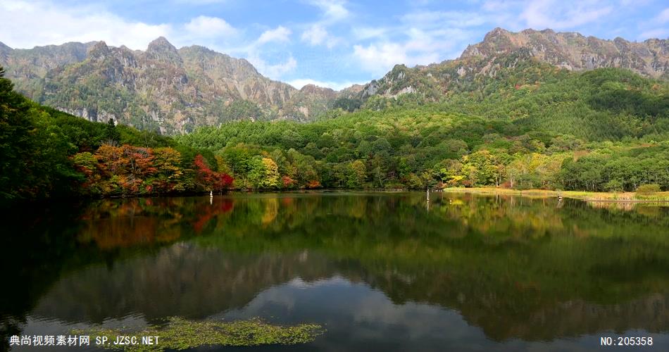 ［4K］ 深山红叶 4K片源 超高清实拍视频素材 自然风景山水花草树木瀑布超清素材