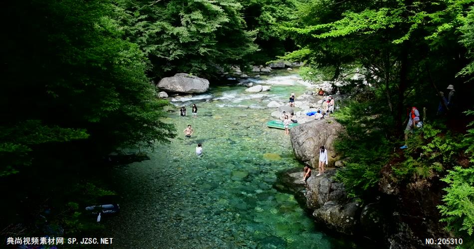 ［4K］ 清澈的溪流 4K片源 超高清实拍视频素材 自然风景山水花草树木瀑布超清素材