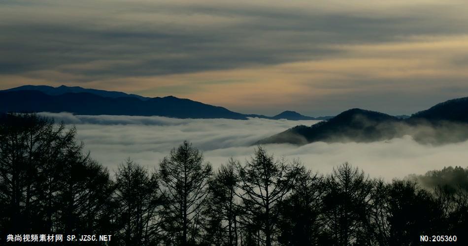 ［4K］ 山中仙影雾气 4K片源 超高清实拍视频素材 自然风景山水花草树木瀑布超清素材