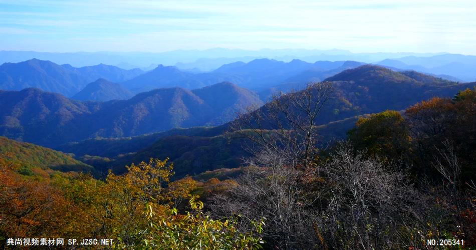 ［4K］ 深秋红叶 4K片源 超高清实拍视频素材 自然风景山水花草树木瀑布超清素材