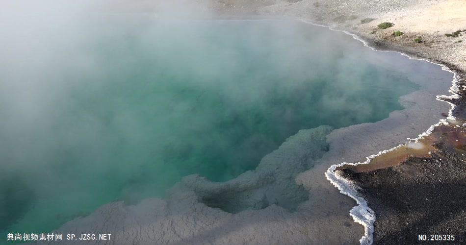 ［4K］ 天然地热水2 4K片源 超高清实拍视频素材 自然风景山水花草树木瀑布超清素材