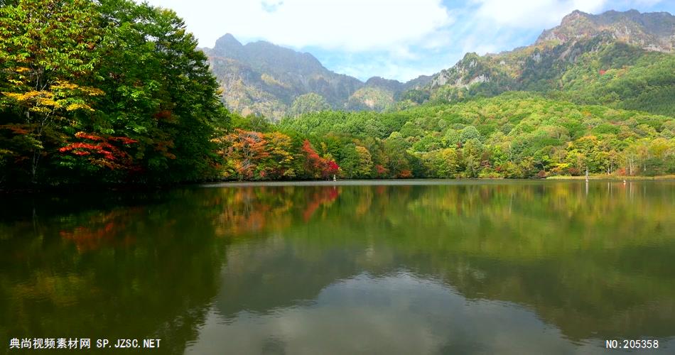 ［4K］ 深山红叶 4K片源 超高清实拍视频素材 自然风景山水花草树木瀑布超清素材