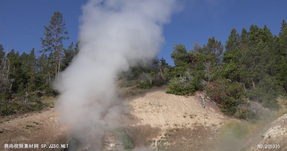 ［4K］ 天然地热水2 4K片源 超高清实拍视频素材 自然风景山水花草树木瀑布超清素材