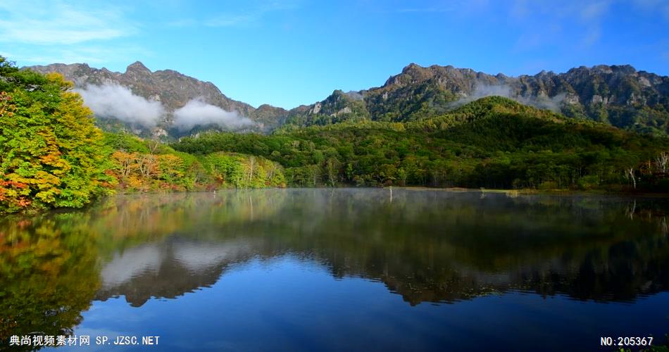 ［4K］ 雾气潮潮的湖面 4K片源 超高清实拍视频素材 自然风景山水花草树木瀑布超清素材