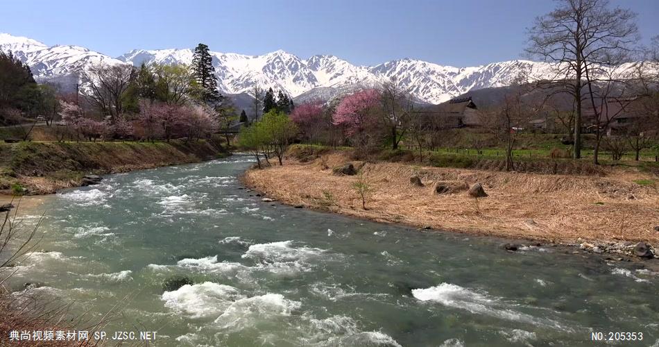 ［4K］ 山间小溪1 4K片源 超高清实拍视频素材 自然风景山水花草树木瀑布超清素材