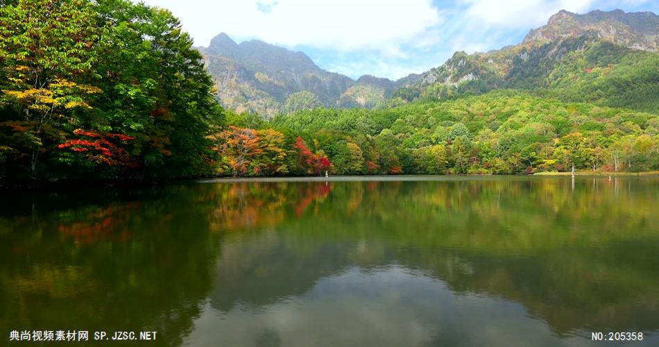 ［4K］ 深山红叶 4K片源 超高清实拍视频素材 自然风景山水花草树木瀑布超清素材