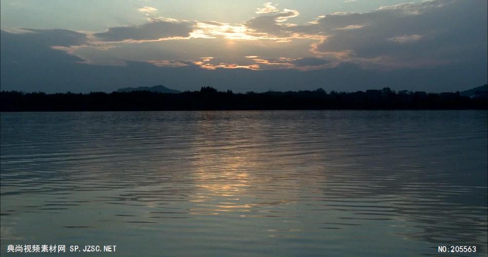 自然美景含日出湖边高山云层星空城市乡村梯田日出日落风景高清实拍视频素材