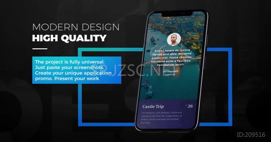 AE 15689 手机应用展示 ae素材源文件