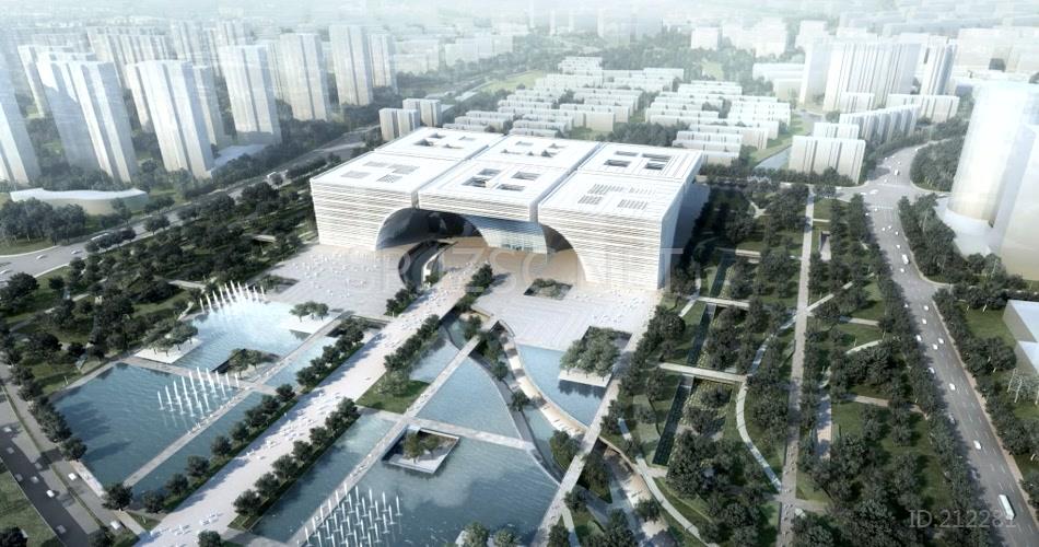 22 图书馆政府综合楼建筑设计（13分钟）三建维建筑动画地产动画