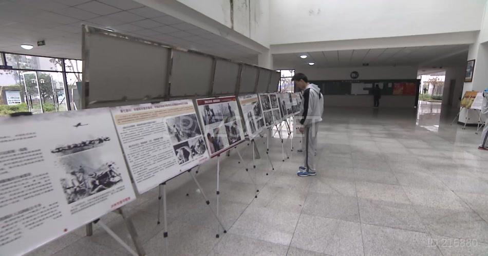 学校学生宿舍学习参观做体操认真听讲